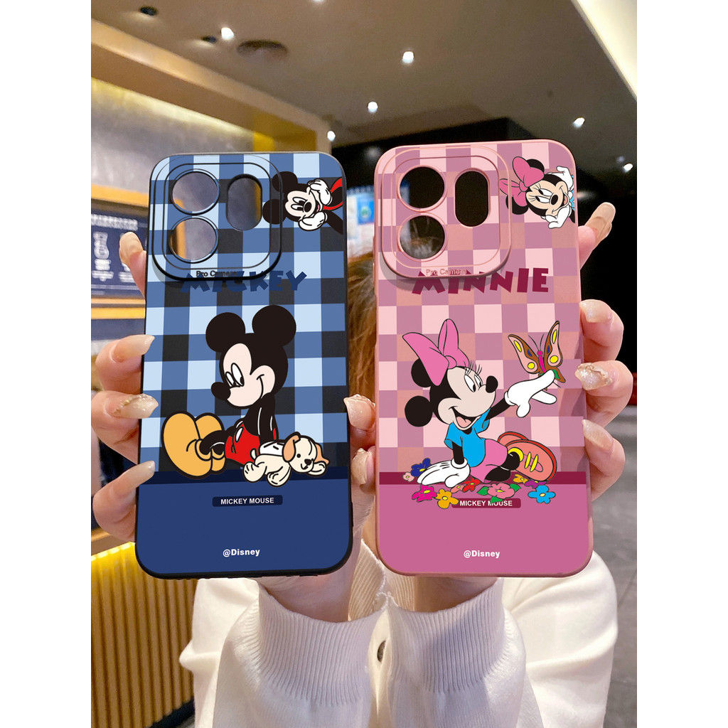 เข้ากันได้กับ iTel S25 Ultra A80 A70 Tecno Camon 40 Pro 4G น่ารักลายสก๊อตเมาส์คู่กรณี TY ฝาครอบ