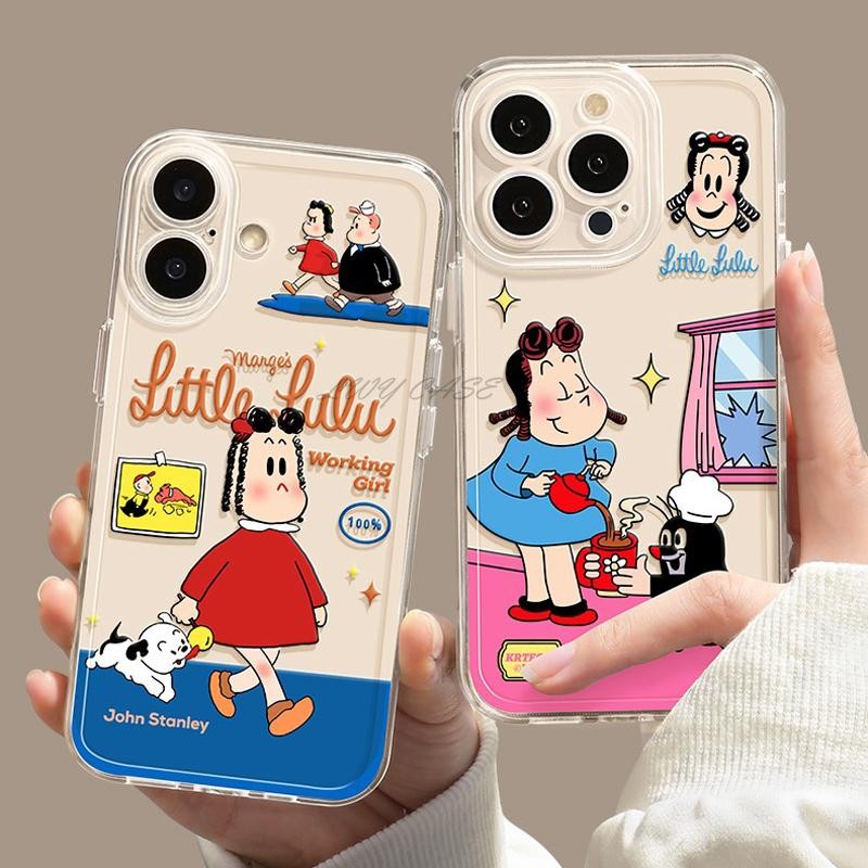 สําหรับOppo Reno 4F 5F 5 Lite 4 Lite 2F 2Z 4Z 5Z 6Z 7Z 8Z 2 3 4 Pro 5 6 7 8 8T 10 11 Pro 10xซูมReno 11 12 13 14 F K3 K5 Little Lulu เคสโทรศัพท์สาวทํางานปกใส