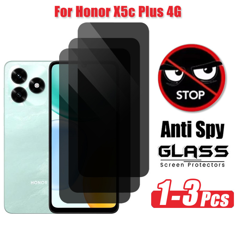 1-3 ชิ้นสําหรับ Honor X5c Plus 9H ความแข็งความเป็นส่วนตัวกระจกนิรภัยสําหรับ Honor X5C X9d X9c สมาร์ท