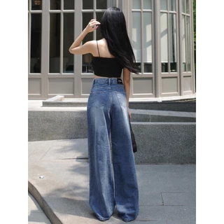 กางเกงยีนส์ขากระบอกใหญ่ รุ่น Winky Jeans