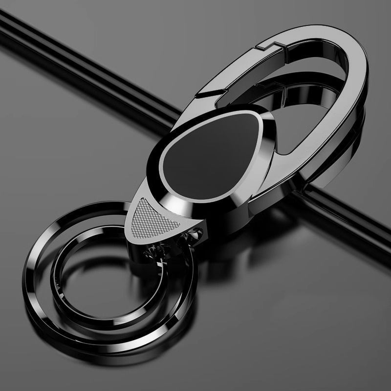 汽车钥匙扣挂男士不锈钢车匙钥扣男女防丢耐用锁匙扣Car Keychain Hanging Men's Stainless Steel Car Keychain20251011