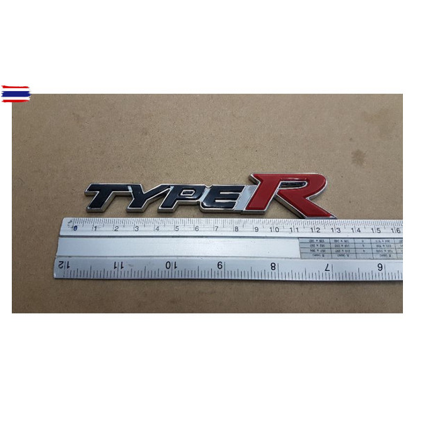 HONDA Genuine Civic Type R FD2 LOGO FOR REAR  โลโก้ ไทป์ อาร์ แต่งฮอนด้า ซีวิคนางฟ้า