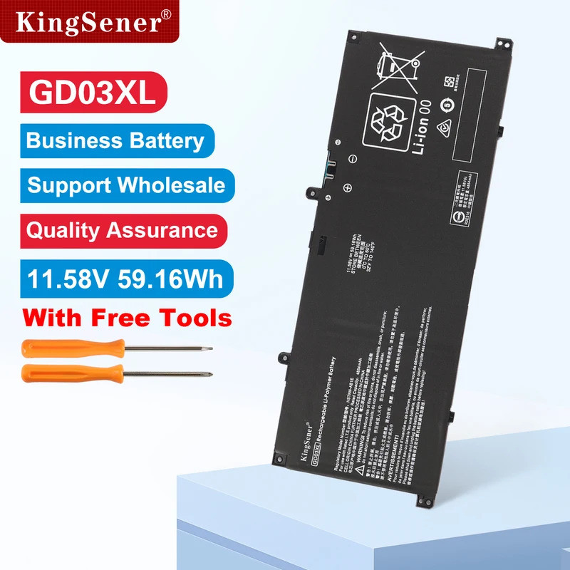 GD03XL 11.58V 59.-Wh แบตเตอรี่แล็ปท็อปสําหรับ HP Envy x360 2-in-1 14-FC 14-FA 14-fa0000 OmniBook X 1