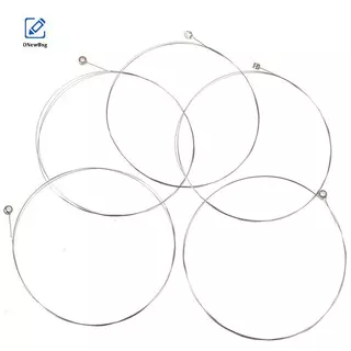 ONew 5 ชิ้น Tone สายเหล็ก E-1 สําหรับกีตาร์โปร่ง Bng