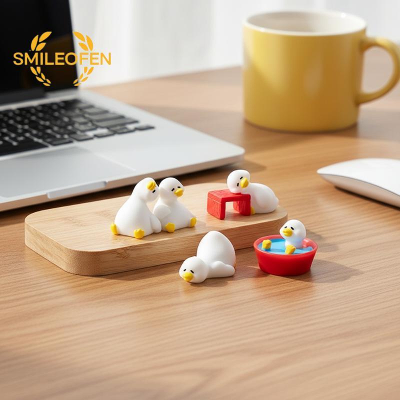 [Smileofen] Mini Du Car Dashboard Accessories ตุ๊กตาสัตว์น่ารักสําหรับ Fun และ Unique Car Decor ใหม่