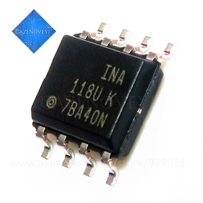 5 ชิ้น INA118UA INA118UK INA118U INA118 SOP-8 ชิป