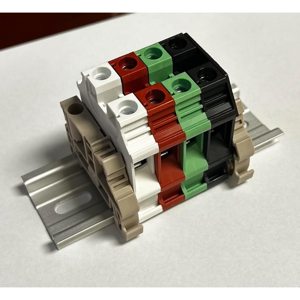 Splice 50 Amp 6/4 สาย UL International Connector Dinkle Shore Power Inverter DK10N สีขาวสีแดงสีเขียว
