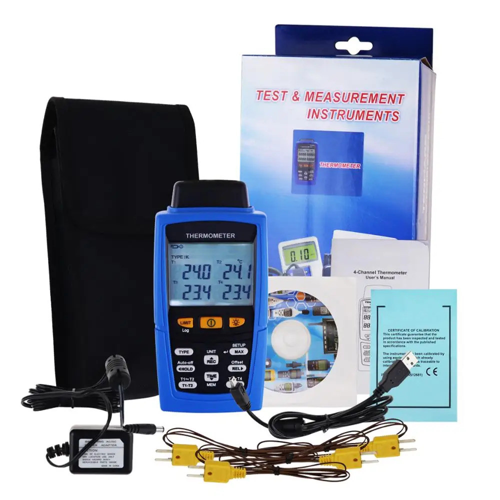 การออกแบบที่ปรับได้ การออกแบบที่ปรับได้ Digital Thermocouple Temperature Datalogger K /J/ T / E/ R /