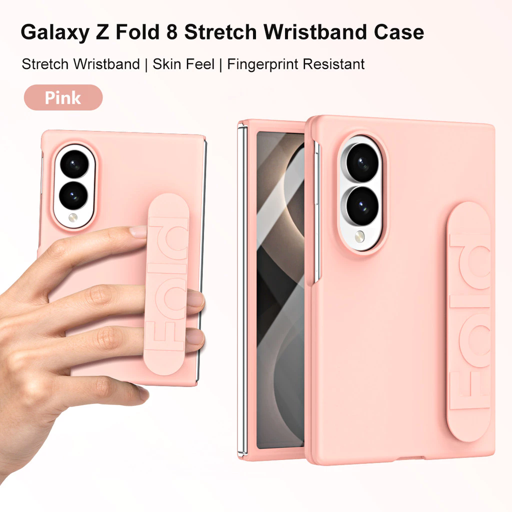Ultra-Thin Matte สายรัดข้อมือยืดหยุ่นสําหรับ Samsung Galaxy Z พับ 8 พับกว้าง 8 Ultra Fold8 กว้าง Fold7 พับ 7 6 5 4 3 5G ป้องกันกันกระแทก