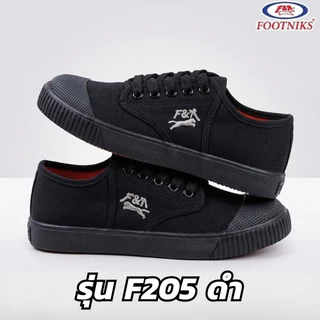 🔥ลูกค้าใหม่ 1 บาท💯 Footniks รองเท้าผ้าใบนักเรีย รุ่นT09-F205 คุณภาพเทียบ Gold city ไซส์ 31-45