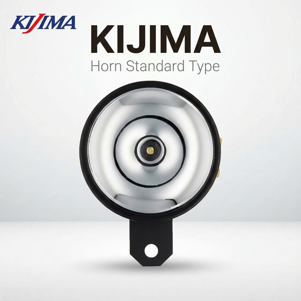 แตรมอเตอร์ไซค์ Kijima แบบมาตรฐาน 90mm เสียงต่ำ 12V (304-8253) | Kijima Standard Motorcycle Horn, 90m