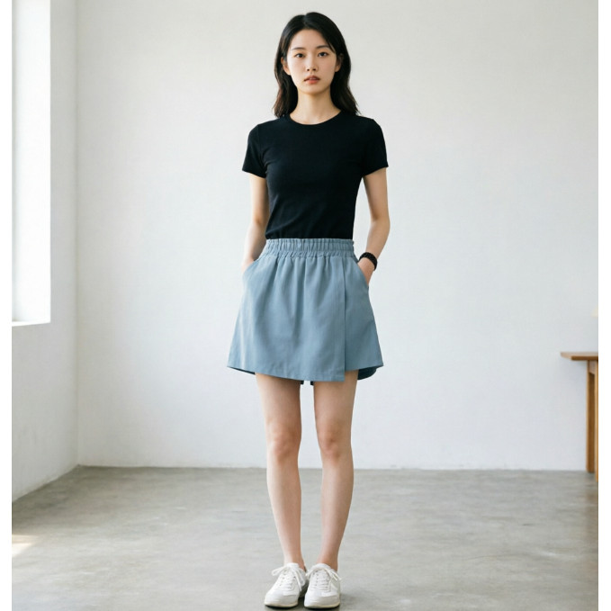 Women's shorts new fashionable loose casual pants stylish versatile simple pants