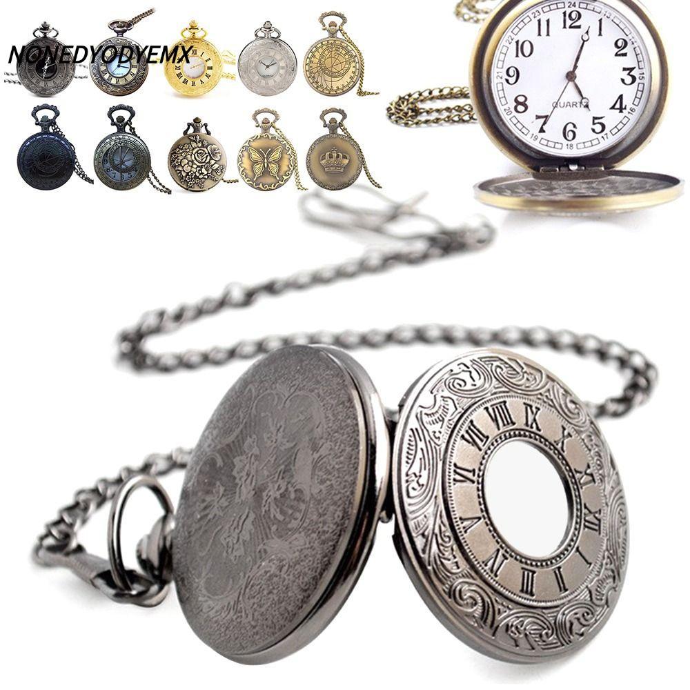 NONGYODYEMX Fob นาฬิกาสําหรับผู้หญิงควอตซ์ Vintage Steampunk