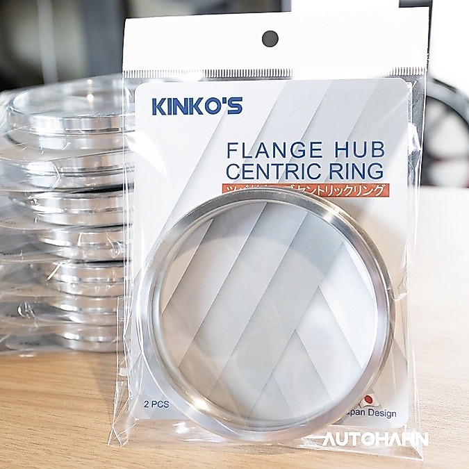 Kinko's ปลอกกันสั่น สำหรับใส่ล้อแท้ Rays ที่มีบ่าล้อ 112.1 มม. ปลอกกันสั่นล้อแท้ ปลอกกันสั่น 112 มม (ราคา 1 แพ็ค 2 วง)