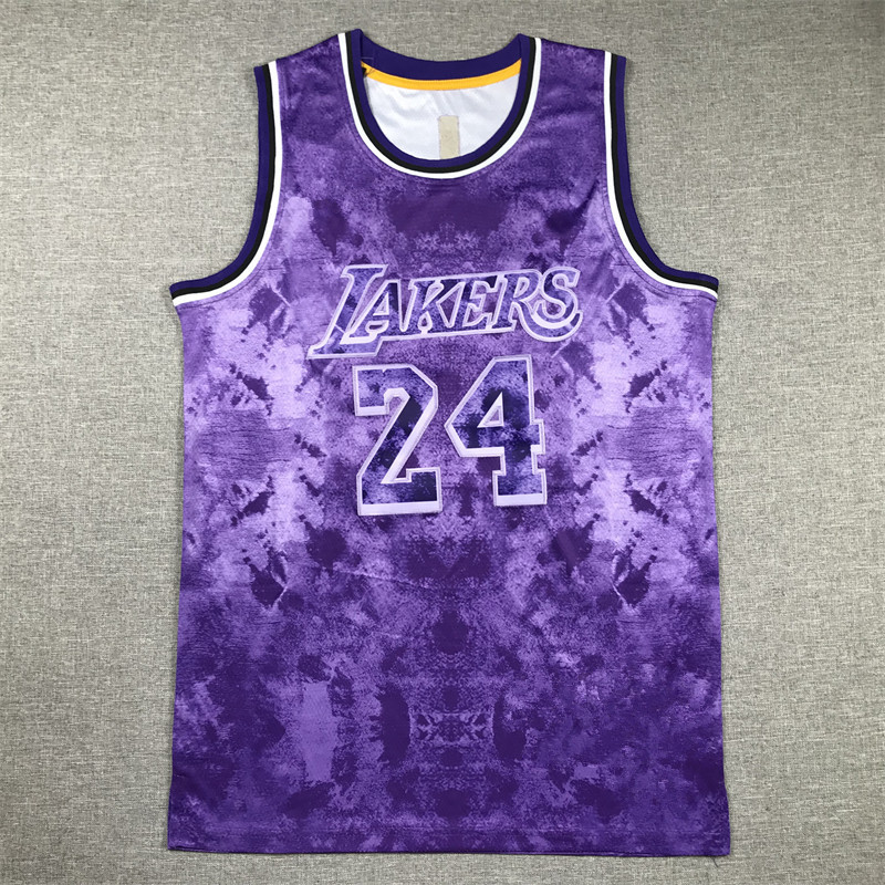 ชุดบาสเก็ตบอลปัก LAKERS 24 Selected Edition KOBE Jersey BRANT KOBE LAKERS BASKETBALL