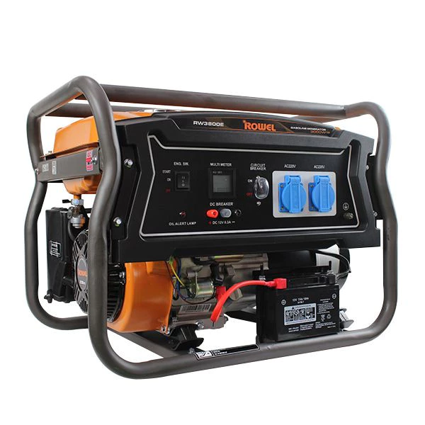 เครื่องปั่นไฟ ROWEL รุ่น RW-GE-RW3800E เบนซิน สตาร์ทกุญแจ/ดึงเชือก thumbnail 4