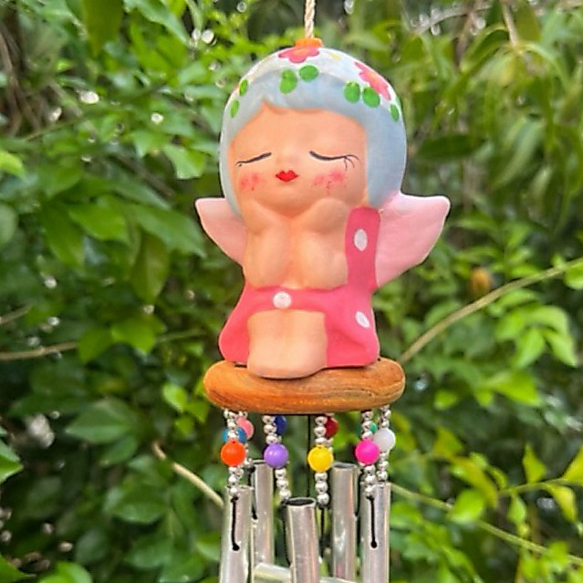 ตุ๊กตานางฟ้าเจ้าหญิงเซรามิก(พร้อมโมบาย)พร้อมส่ง คละสี