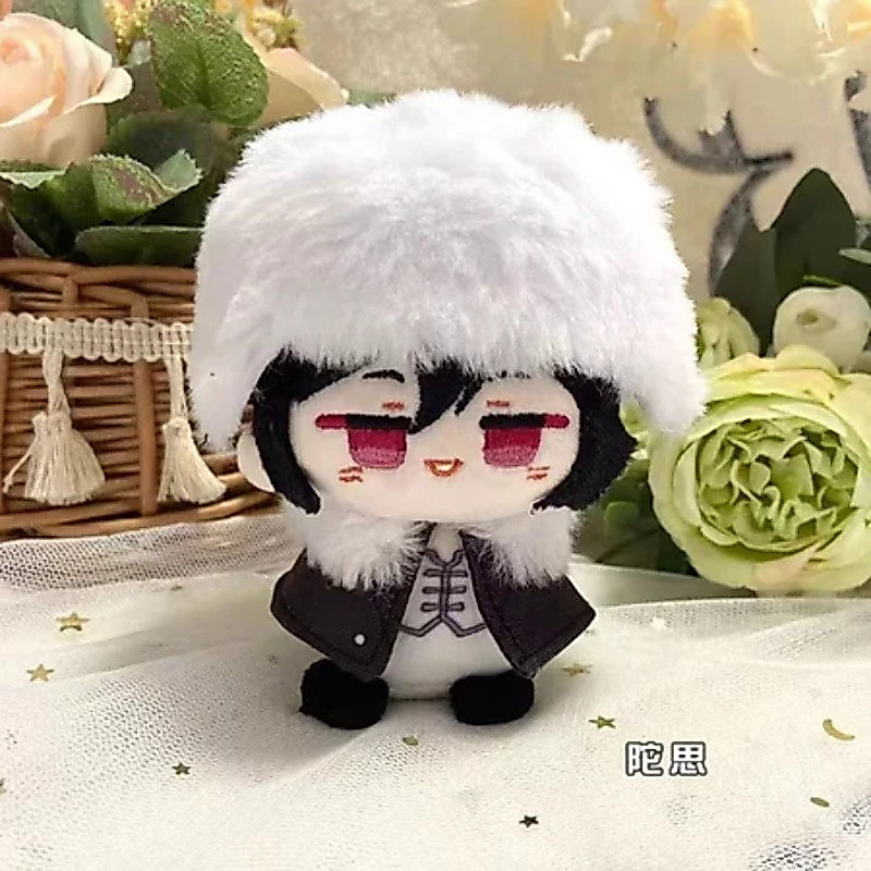 ใหม่ที่สมบูรณ์แบบ Bung Stray-สุนัขตุ๊กตาตุ๊กตา Dazai Osamu Nakhara Chuuya Edogawa Rampo Mini จี้พวงกุญแจน่ารักอะนิเมะของเล่นเด็กของขวัญ