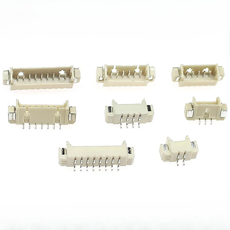 20pcs JST 1.25 มม.2P 3P 4P 5P 6P 7P 8P 9P 10P 12PIN SMD แนวนอนแนวตั้งชายปลั๊ก Connector Pin Header ซ็อกเก็ต JST 1.25