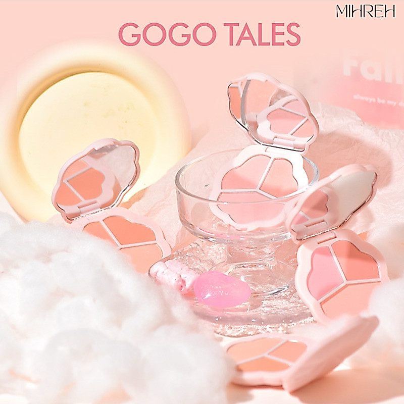 [6071](พร้อมส่ง) gogo tales blush บลัชออนสีน่ารัก ปัดแล้วละมุนสุดๆ