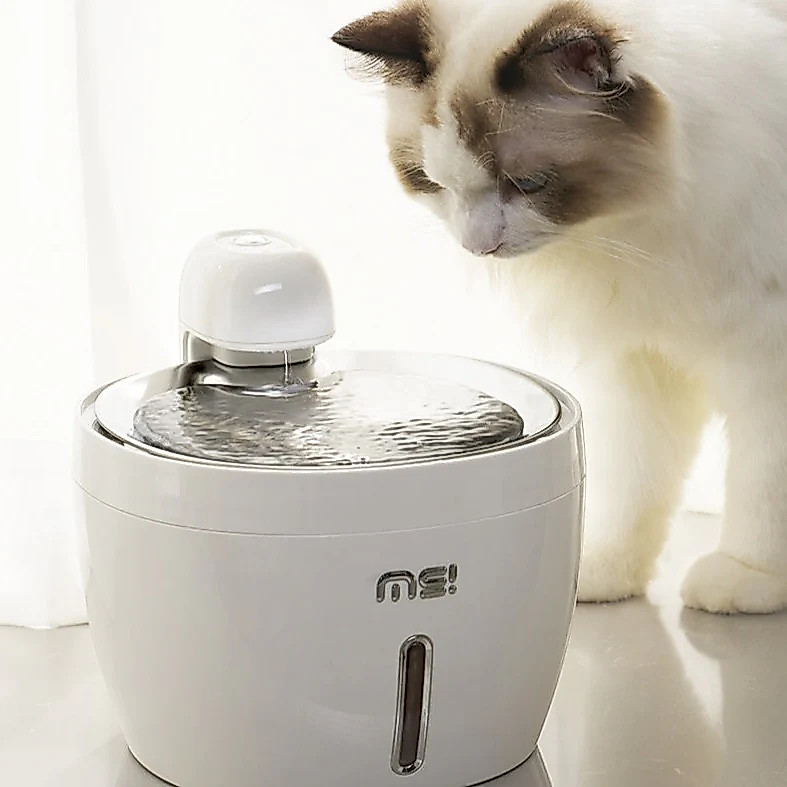 2025 NEW-The makesure Wireless Pet Water Fountain-Modern, Safe and Smart เครื่องกรองน้ำสำหรับสัตว์เลี้ยงไร้สาย