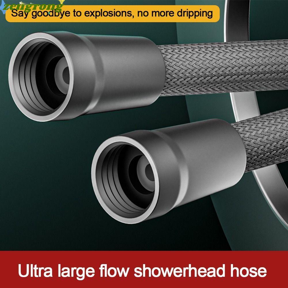 ZENGRONG 1.5/2 เมตรมือถือท่ออาบน้ํา, GI/2 Universal Interface Shower Tube, แรงดันสูง Anti Winding ยื