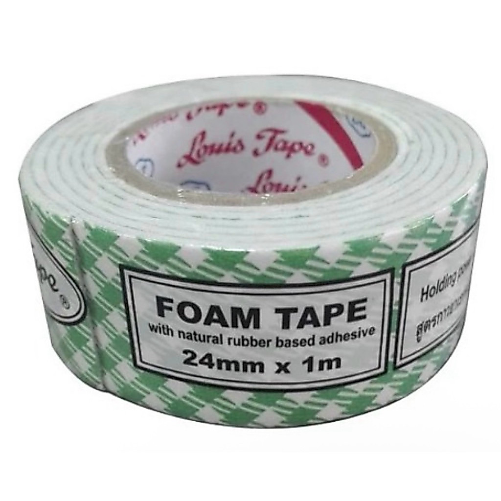 (1ม้วน) Louis Tape เทปกาวสองหน้าโฟม หลุยส์เทป ขนาด 24 มม.x 1 เมตร