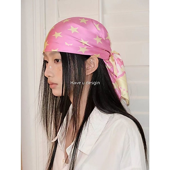 ผ้าพันคอน้ำขัดตาผ้าไหม สวมใส่ได้ทุกลุค เหมาะสำหรับชายหาดและสไตล์ STREETWEAR