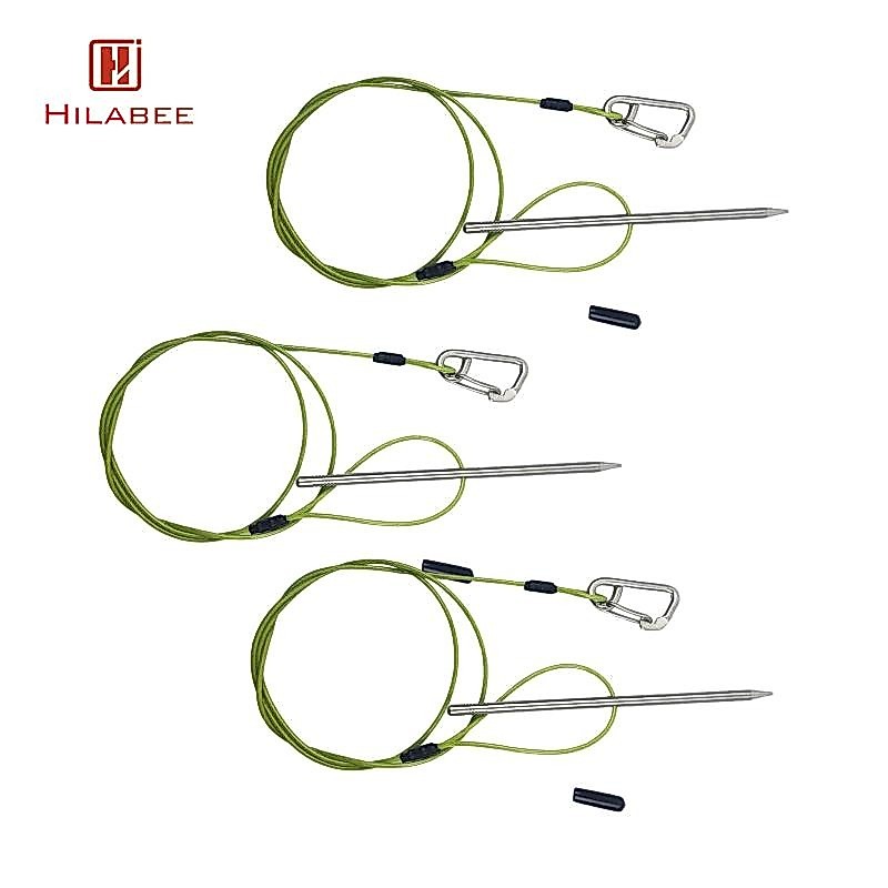 HILABEE Fish Stringer สายสแตนเลส Professional ขนาดกะทัดรัดอเนกประสงค์แบบพกพาสําหรับ Spearfishing สําหรับน้ําจืด Halibut Snapper