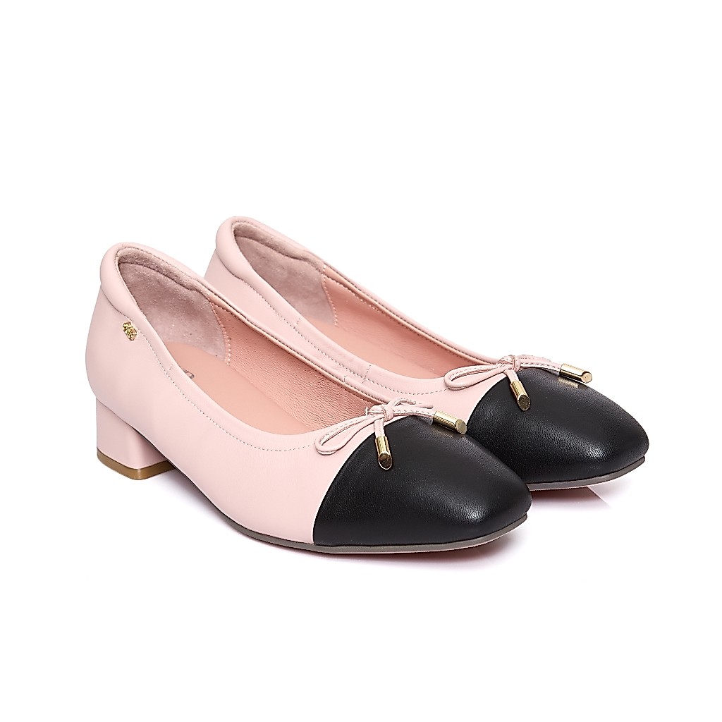 O&B รองเท้าหนังแกะ รุ่น AUDREY CLASSIC HEELS IN PREMIER PINK-11243SS11446F_H5PIBK