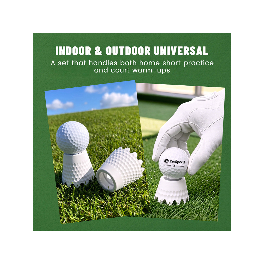 FzcSpeed 8PCS Golf Simulator Tees ความสูงจาก 1/4 นิ้วถึง รูปที่ 3