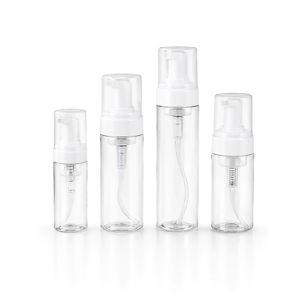 PACPAC ขวดปั๊มโฟม PET 100,150,200 ml สำหรับบรรจุ โฟมล้างหน้า ดีไซน์สวย พกพาสะดวก PG13
