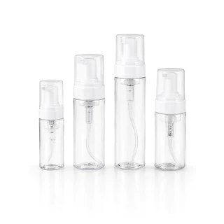 PACPAC ขวดปั๊มโฟม PET 100,150,200 ml สำหรับบรรจุ โฟมล้างหน้า ดีไซน์สวย พกพาสะดวก PG13