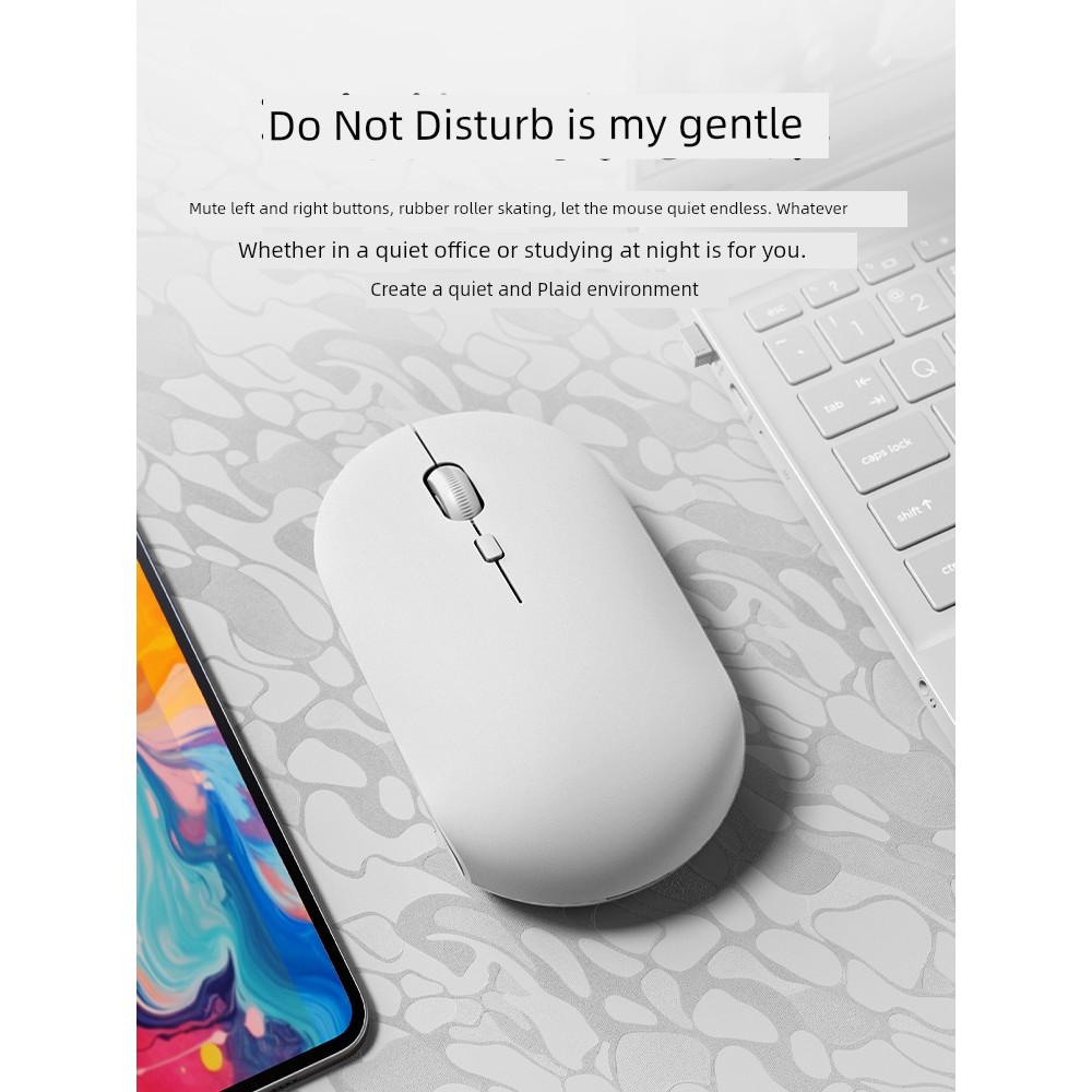 mouse bluetooth mouse wireless HP HP เมาส์ไร้สายปิดเสียงคอมพิวเตอร์ตั้งโต๊ะโน๊ตบุ๊คแท็บเล็ต mac Univ