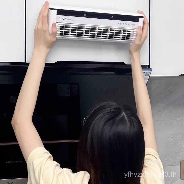 EDON EDON การเจาะ-ฟรีพัดลมครัวเครื่องทําความเย็นพัดลมหมอกน้ําแข็งพัดลมระบายความร้อนไร้สายเครื่องทําค