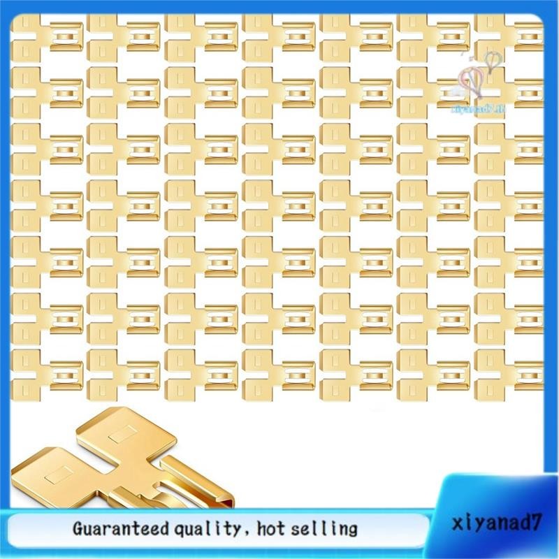[xiyanad7.th]50 ชิ้น Double Piggyback Spade Connector Quick Disconnect 2 ทางขั้วต่อสายไฟอะแดปเตอร์ยา