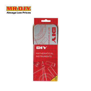 MR.D.I.Y. ชุดเรขาคณิตพร้อมกล่องเหล็ก (10 ชิ้น/ชุด)