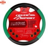 K-RUBBER ที่หุ้มพวงมาลัยรถยนต์ K-Sport สีเขียว/ดำ