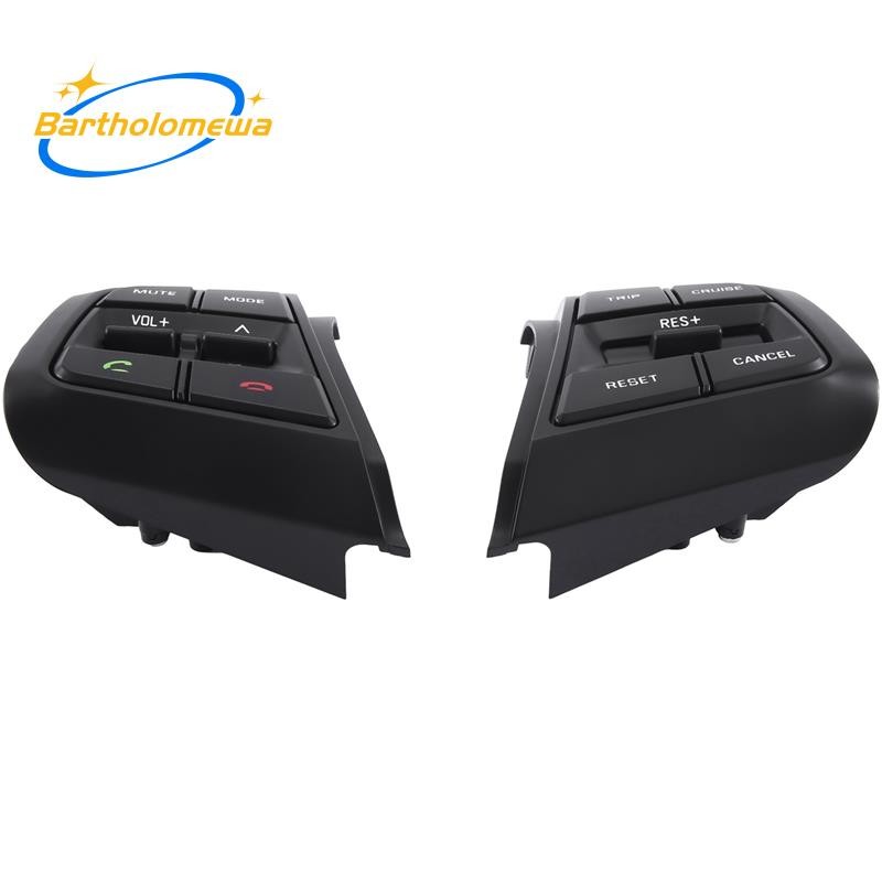 bartholomewa พวงมาลัย Cruise Control ปุ่มสีดํา ABS สําหรับ Ix25 1.6L สําหรับ Ix25 2.0 L