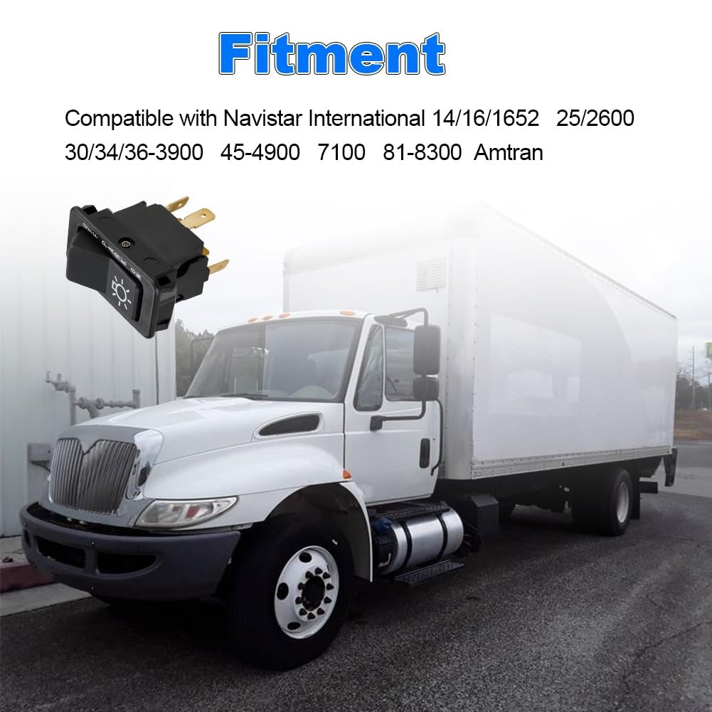 เปลี่ยนสวิตช์ไฟหน้าสําหรับ 577.55520 เข้ากันได้กับนานาชาติ IHC 1661234ค1 1661234ค2 1661234C3 8941K53