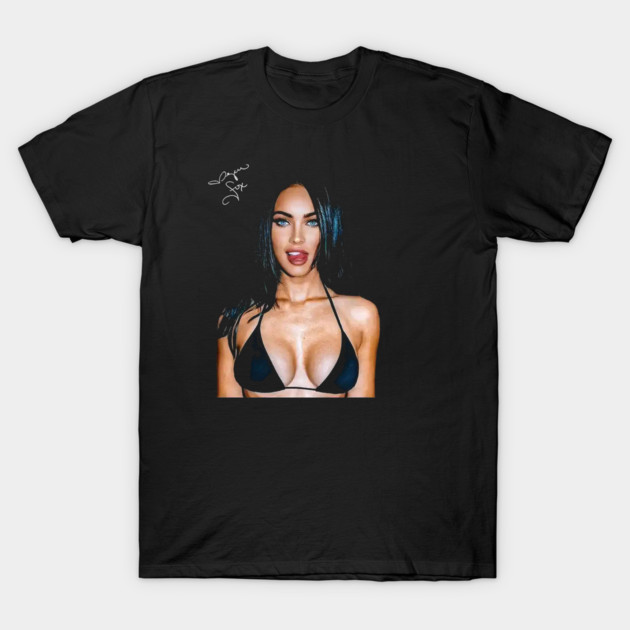 เสื้อยืด Vintage Megan Fox S1 T-Shirt แท้ Cotton 100% ใส่สบายๆ เสื้อกีฬา ไม่ย้วย แฟชั่น
