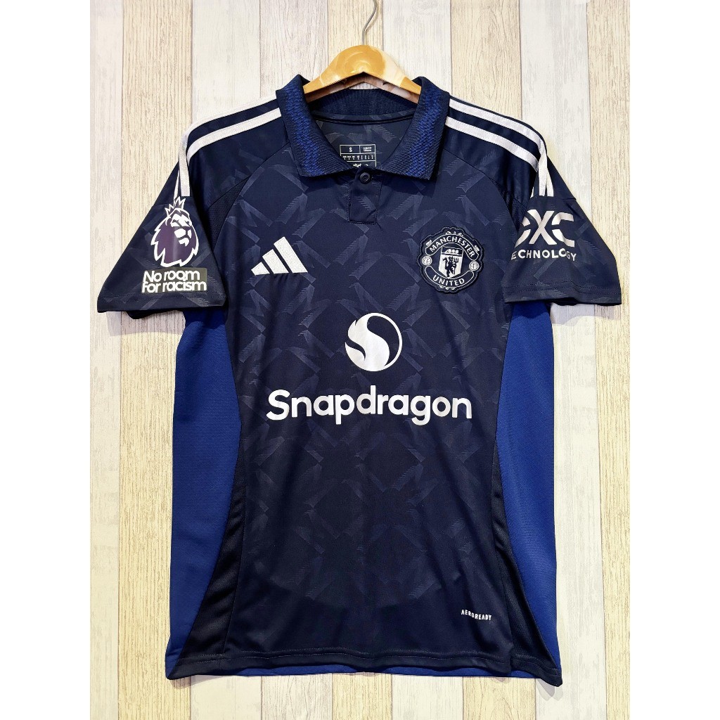 เสื้อบอลทีม แมนยู Manuเยือน 2024/25 ชื่อ+เบอร์เกรดแฟนบอล3A