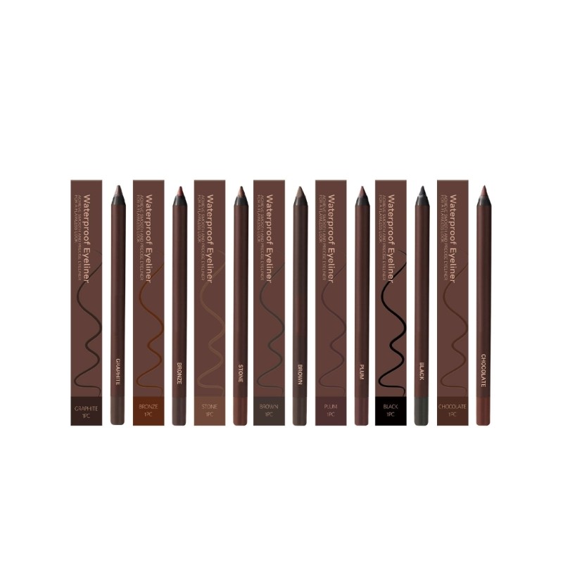 Cozy All Day Wear Waterproof Eyeliners Pencil Smooth Application สําหรับ Defined Eye