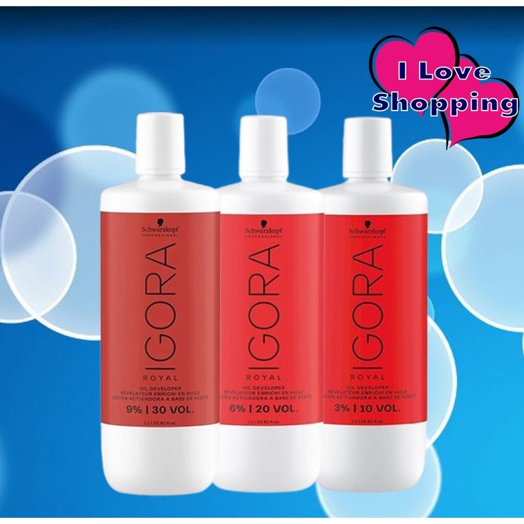 Schwarzkopf IGORA Royal Oil Developer 3%/6%/9% 1000 ml อีโกร่า รอยัล ออยล์ ดีเวลลอปเม้นท์
