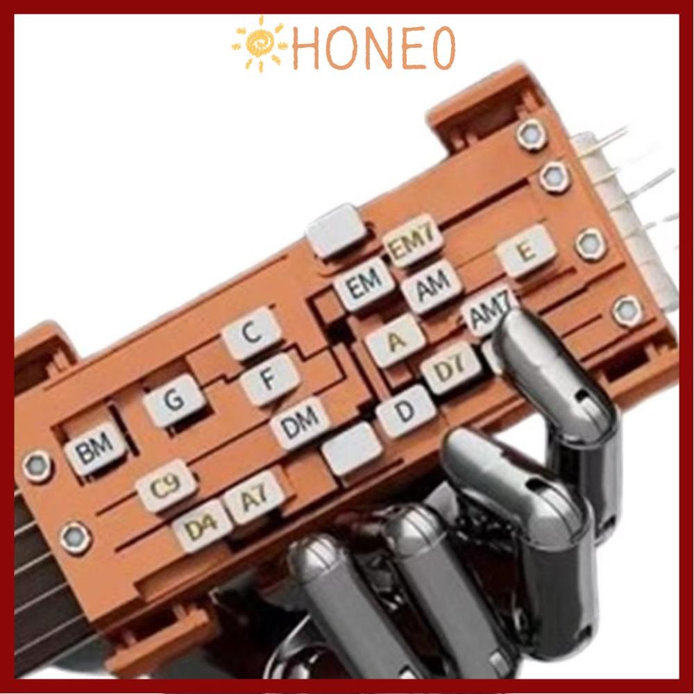 HONE Acoustic Guitar Chord Presser, เครื่องมือการเรียนรู้กีต้าร์แบบพกพา เครื่องกดการสอนกีตาร์, ความคิดสร้างสรรค์กีตาร์ฝึก Aid Guitar Chord Helper เริ่มต้น