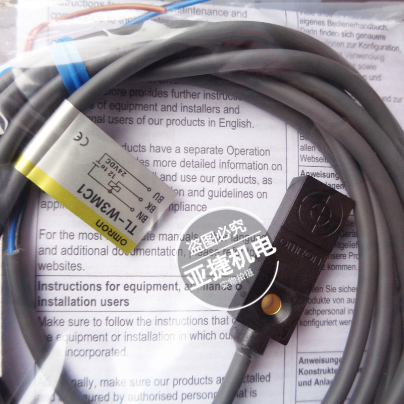Original OMRON 12V 24V Proximity Switch TL-W3MC1 OMRON Sensor W5MC1 2M Line