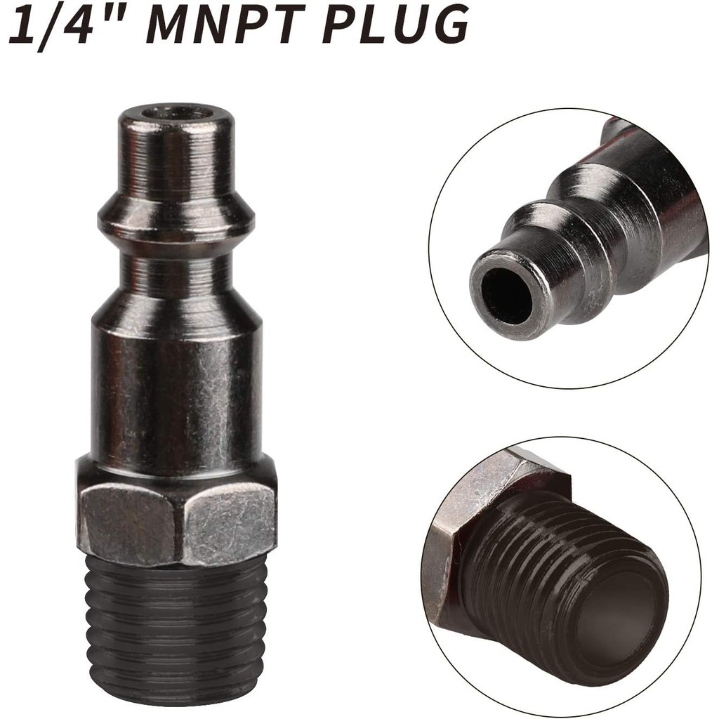 Hromee 3-Way Air Manifold 4 พอร์ตอลูมิเนียมอุตสาหกรรมแบน Hex Quick Connect Air ท่อ Splitter 3 เหล็ก 