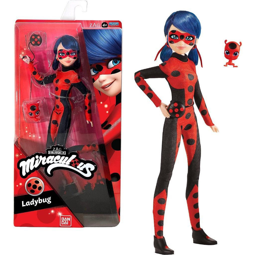 . . Miraculous Girl Series สินค้ารูปตุ๊กตา Red-Ladybug ตุ๊กตาสาว