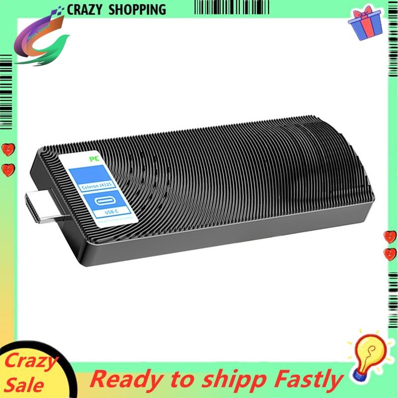 แล็ปท็อปเดสก์ท็อปใช้งานร่วมกับ J4125 Fanless Mini PC Stick Win 11 Pro 8GB 128GB WiFi5 2.0 4K คอมพิวเ