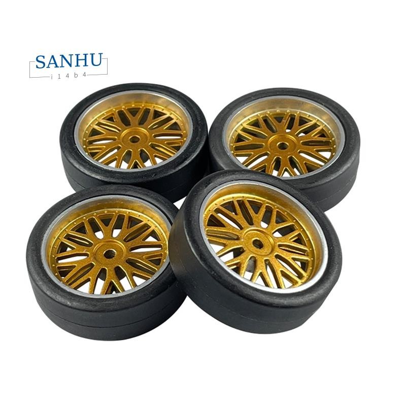 RC Drift ยางล้อ Tyre RC Drift ยางพลาสติก RC Drift ยาง 32 มม.สําหรับ LDRC AE86 1/18 อะไหล่อัพเกรดอุปก